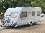 Strakke Knaus Südwind 500 FU met Isabella voortent, Caravans en Kamperen, Schokbreker, Frans bed, Particulier, 5 tot 6 meter
