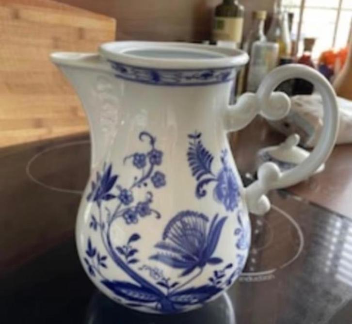 Zwiebelmuster koffiepot, Antiek en Kunst, Antiek | Servies los, Ophalen
