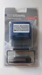 Text stempel, nieuw in verpakking, tekst stempel, Ophalen of Verzenden, Nieuw