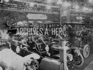 Dorris automobiles on exhibit 1909 Chicago Auto show foto beschikbaar voor biedingen