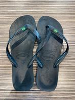 Havaianas slippers zgan, zwart maat 45-46, Kleding | Heren, Schoenen, Ophalen of Verzenden, Zo goed als nieuw
