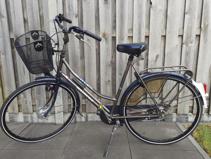 Batavus fiets, Fietsen en Brommers, Fietsen | Dames | Omafietsen, Gebruikt, 50 tot 53 cm, Handrem, Versnellingen, Ophalen