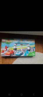Lego Duplo Race Cars 10947 - Compleet met Doos!, Ophalen of Verzenden, Zo goed als nieuw, Complete set, Duplo
