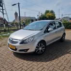 Opel corsa D 2008 1.2L zilvergrijs 5 deurs, Auto's, Voorwielaandrijving, Stof, Zwart, 4 cilinders