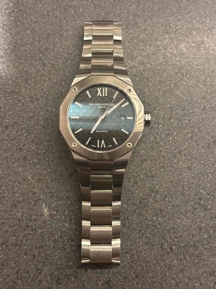 Baume & Mercier Riviera, Sieraden, Tassen en Uiterlijk, Horloges | Heren, Zo goed als nieuw, Polshorloge, Overige merken, Staal