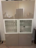 Besta Kast / Servieskast / Vitrinekast, Ophalen, Met plank(en), Gebruikt, 100 tot 150 cm
