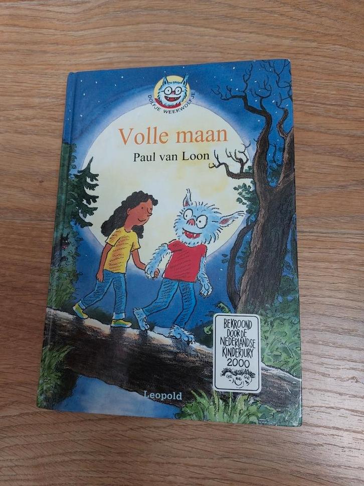 Paul van Loon - Volle maan - Dolfje Weerwolfje dl 2, Boeken, Kinderboeken | Jeugd | onder 10 jaar, Zo goed als nieuw, Fictie algemeen