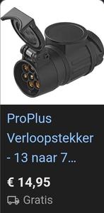 Verloopstekker 13 naar 7 polig voor aanhanger/caravan, Ophalen, Nieuw