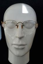 Vintage 1940 NUMONT 12k vergulde montuurloze DAMES BRIL, Ophalen of Verzenden, Overige typen