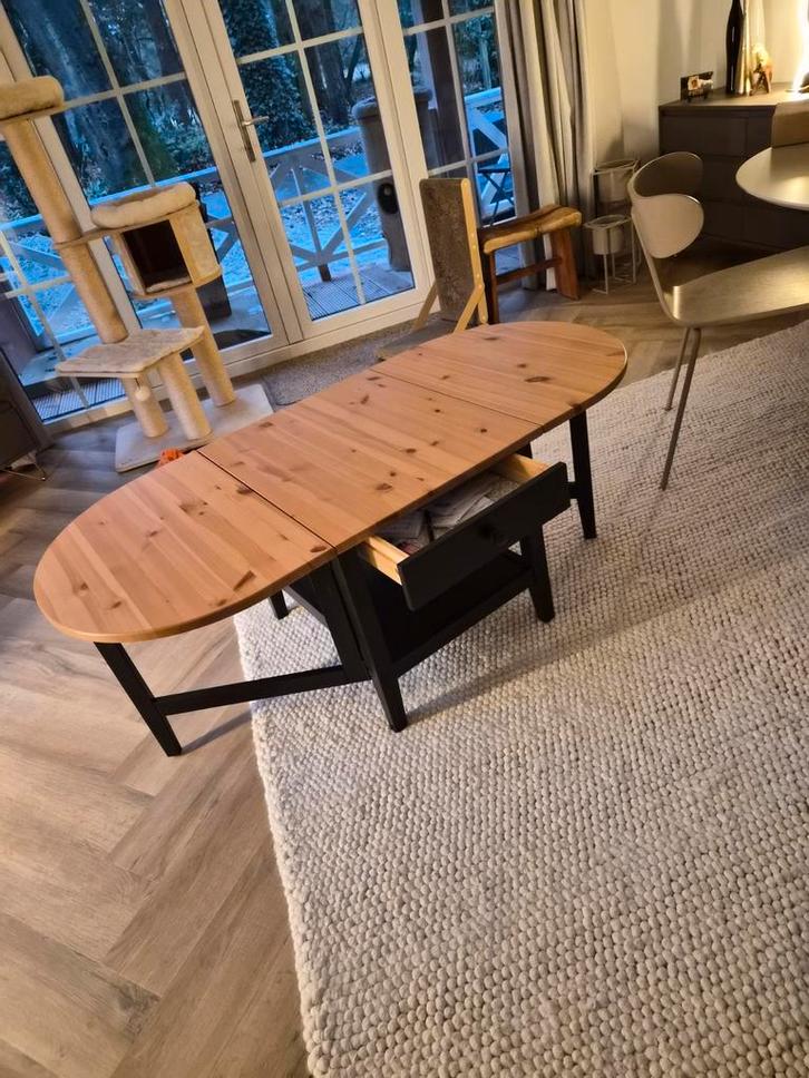 Mooie houten salontafel met opbergruimte, Huis en Inrichting, Tafels | Salontafels, Ophalen