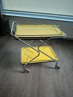 Bijzettafel/theetafel vintage, Huis en Inrichting, Tafels | Bijzettafels, Ophalen, Minder dan 55 cm, Rond, Zo goed als nieuw