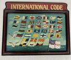 Hand-Painted International Code of Flag Vlag Signals - 1890, Verzamelen, Scheepvaart, Ophalen of Verzenden, A, A, A