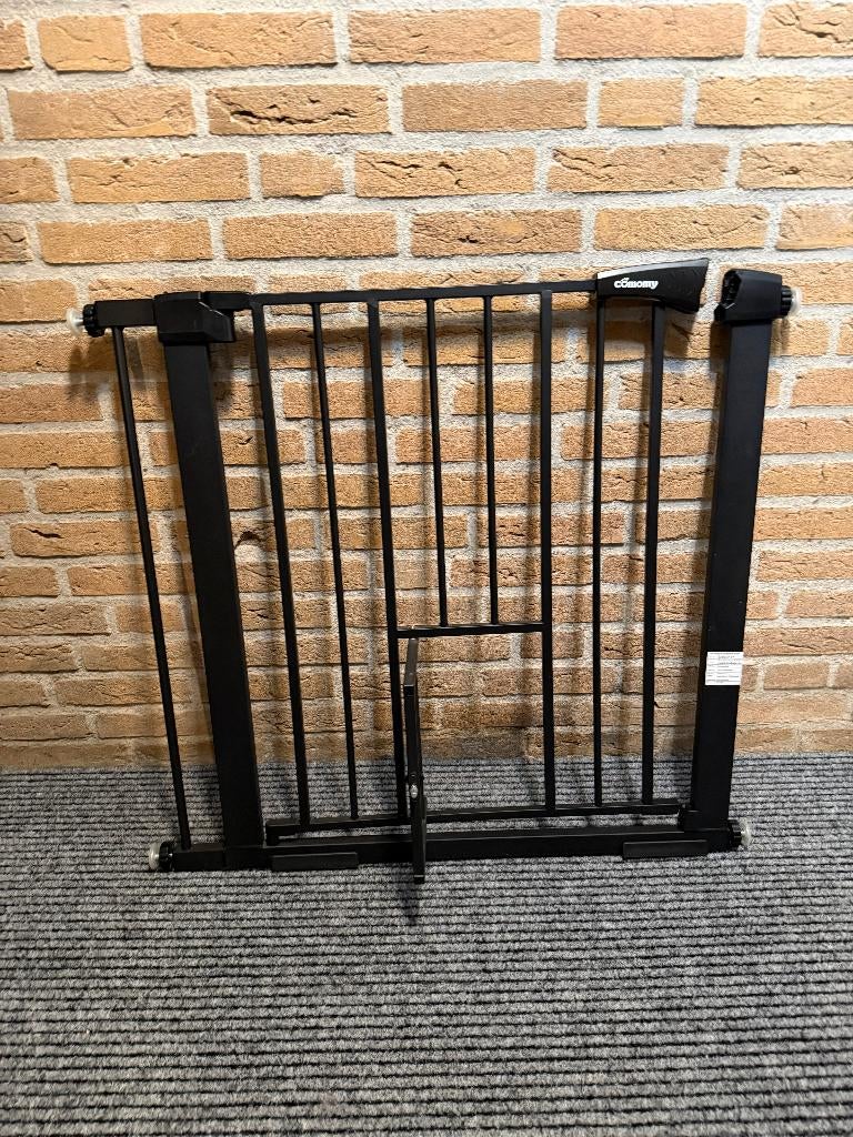 Metalen Traphekje met kattenluik (klemmen), Kinderen en Baby's, Traphekjes, Ophalen, Zo goed als nieuw, Klemhekje, Metaal of IJzer