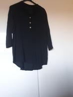 MADE IN ITALY ZWARTE BLOUSE, Kleding | Dames, Blouses en Tunieken, Made in Italy, Verzenden, Zwart, Maat 46/48 (XL) of groter