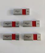 PNY 64GB USB 3.0 Flash Drives (5 stuks), Ophalen of Verzenden, Zo goed als nieuw, PNY, 64 GB