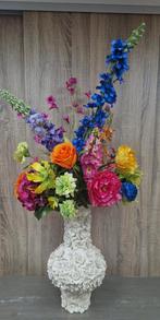 Vrolijk boeket zijdebloemen kunstbloemen, ., Nieuw, Ophalen of Verzenden, .