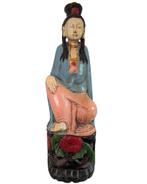 Antiek houten Guanyin-beeld uit Zuid-China