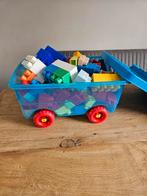 Bak met grote blokken, Kinderen en Baby's, Speelgoed | Bouwstenen, Ophalen, Zo goed als nieuw, Overige merken