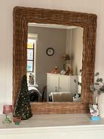 Grote landelijke/ Ibiza style spiegel., Huis en Inrichting, Ophalen, Zo goed als nieuw, Rechthoekig, Minder dan 100 cm