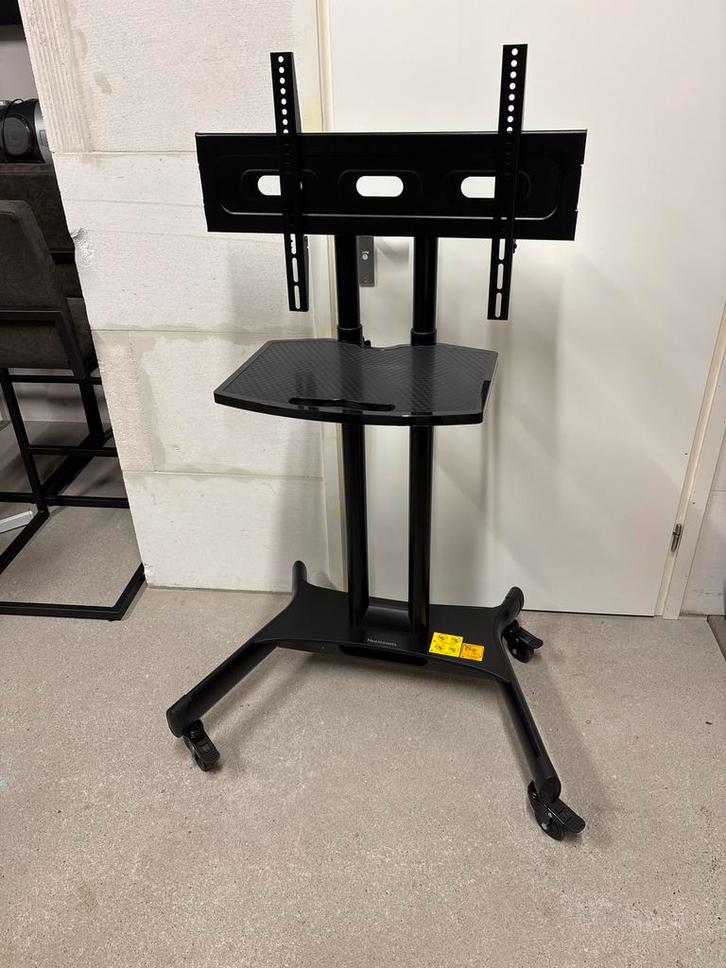 Neomounts Verrijdbare TV Standaard, Audio, Tv en Foto, Televisiebeugels, Zo goed als nieuw, Ophalen