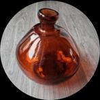 Vintage glazen vaas - 32ø x 35cm, Ophalen, Zo goed als nieuw, Glas, Minder dan 50 cm