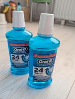2 flessen Oral B mondwater, Sieraden, Tassen en Uiterlijk, Uiterlijk | Mondverzorging, Ophalen, Nieuw, Opzetborstel