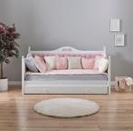 Bianca bedbank met slaaplade - Wit