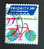 Nederland 2009 Milieu fiets aardbollen Priority gestempeld, Verzenden, Na 1940, Gestempeld