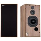 Harbeth Super HL5 Plus XD Walnut met Skylan Stands Q Bricks, Zo goed als nieuw, 120 watt of meer, Front, Rear of Stereo speakers