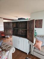 Prachtige Indiase teakhouten kast, Ophalen, 100 tot 150 cm, Teakhout, Indiase