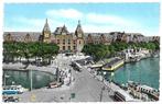 AK Amsterdam - Centraal Station, Verzenden, 1940 tot 1960, Gelopen, Noord-Holland