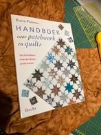 Handboek Patchwork & Quilts - Karin Pieterse, Boeken, Ophalen of Verzenden, Gelezen, Borduren en Naaien, Karin Pieterse