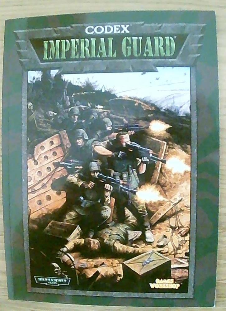 Warhammer 40'000 Imperial Guard Codex, Hobby en Vrije tijd, Wargaming, Zo goed als nieuw, Warhammer 40000, Boek of Catalogus, Ophalen of Verzenden