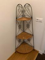 Rieten hoekrek - 135x42x63 cm, Ophalen of Verzenden, Gebruikt