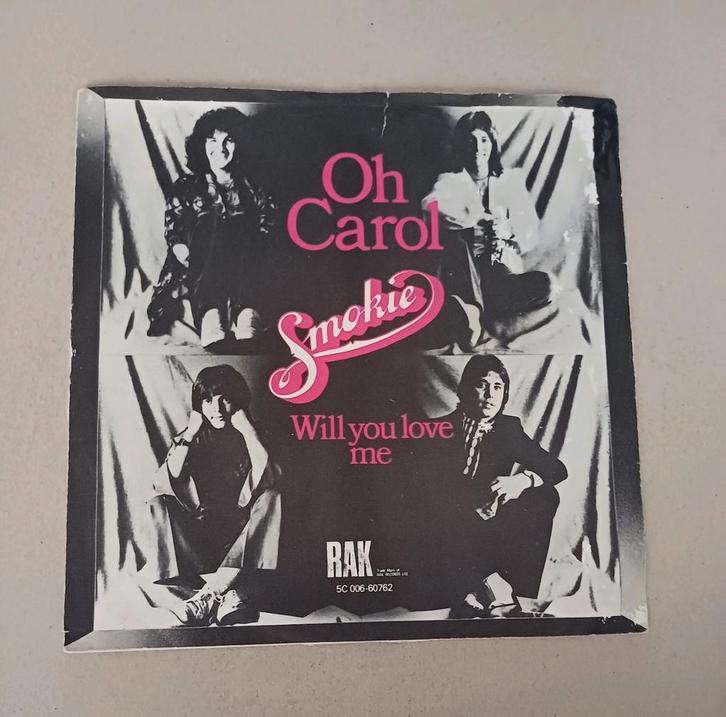 Smokie - Oh Carol, Cd's en Dvd's, Vinyl Singles, Gebruikt, Single, Pop, 7 inch, Ophalen of Verzenden