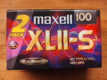 Maxell XLII-S 100 cassettes 2 stuks XLIIS100 beschikbaar voor biedingen