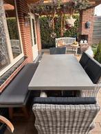 Veltis tuinset met 4 stoelen en bank, Ophalen, Zo goed als nieuw, Bank