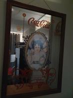 Coca Cola spiegel, Antiek en Kunst, Ophalen, Rechthoekig