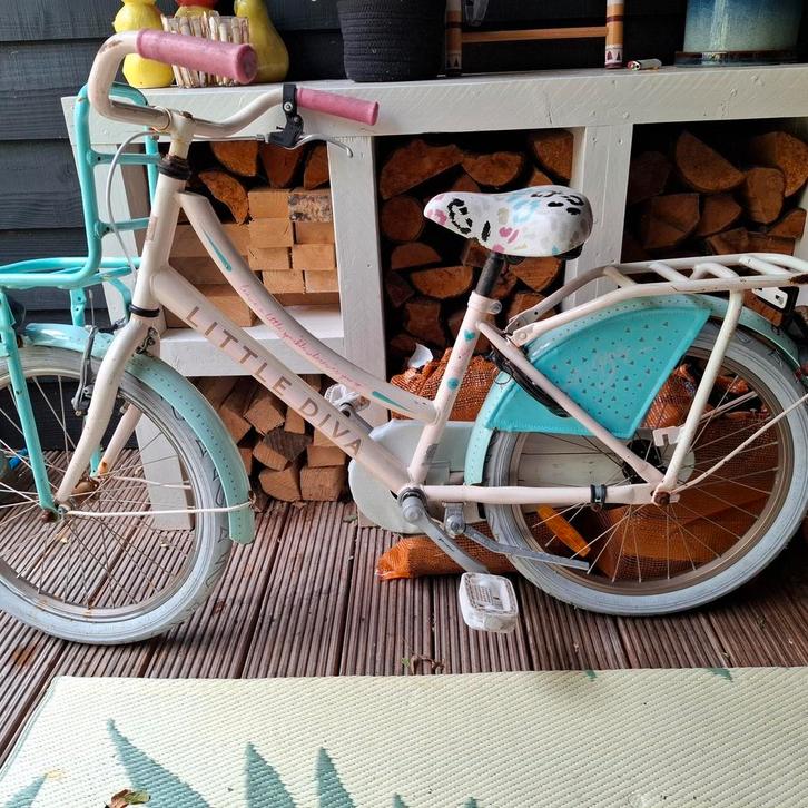 Little diva kinderfiets roze  20inch, Fietsen en Brommers, Fietsen | Meisjes, Gebruikt, 20 inch, Ophalen