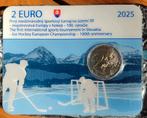 Slowakije 2 euro 2025 BU IJshockey Coincard, Ophalen of Verzenden, Slowakije, 2 euro, Setje