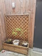 Te koop,plantenbak met klimrek, Tuin en Terras, Schuttingen, Ophalen of Verzenden, Zo goed als nieuw
