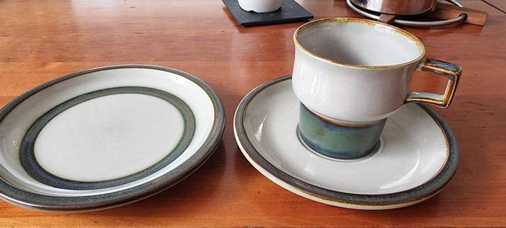 kop schotel en bordje B&G, Bing & Grondahl, Huis en Inrichting, Keuken | Servies, Zo goed als nieuw, Kop(pen) en/of Schotel(s)