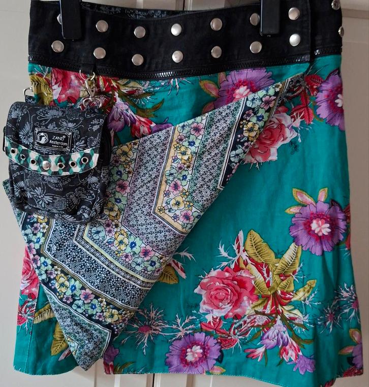 Zand Amsterdam wikkelrokje met tasje, Kleding | Dames, Rokken, Zo goed als nieuw, Overige kleuren, Boven de knie, Ophalen of Verzenden