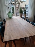 Eettafel licht massief 8 personen, Huis en Inrichting, Ophalen, 200 cm of meer, 50 tot 100 cm, Rechthoekig