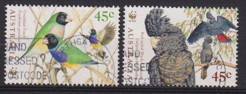 Australië 1998 WWF Vogels, Postzegels en Munten, Postzegels | Oceanië, Gestempeld, Ophalen of Verzenden