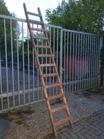 houten ladder, Doe-het-zelf en Verbouw, Ladder, Gebruikt, Ophalen of Verzenden
