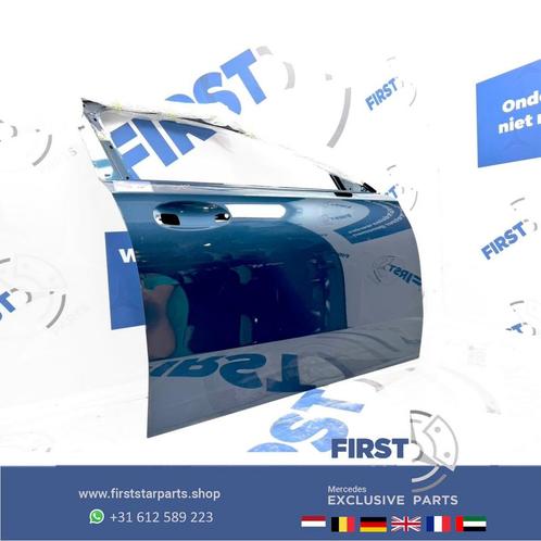 W177 DEUR RECHTS PORTIER BLAUW ZWART WIT GRIJS RECHTSVOOR Me, Auto-onderdelen, Carrosserie en Plaatwerk, Deur, Mercedes-Benz, Voor