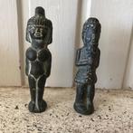 2 metalen / bronze beeldjes, Antiek en Kunst, Antiek | Koper en Brons, Ophalen of Verzenden