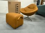 Nieuw in Doos Label Vandenberg Hidde Soft Fauteuil Brown, Minder dan 75 cm, Nieuw, Label van den Berg, 50 tot 75 cm