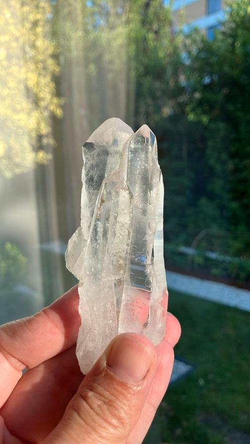 Helder bergkristal A | 9x3x3 cm | 125 gram, Verzamelen, Mineralen en Fossielen, Mineraal, Ophalen of Verzenden